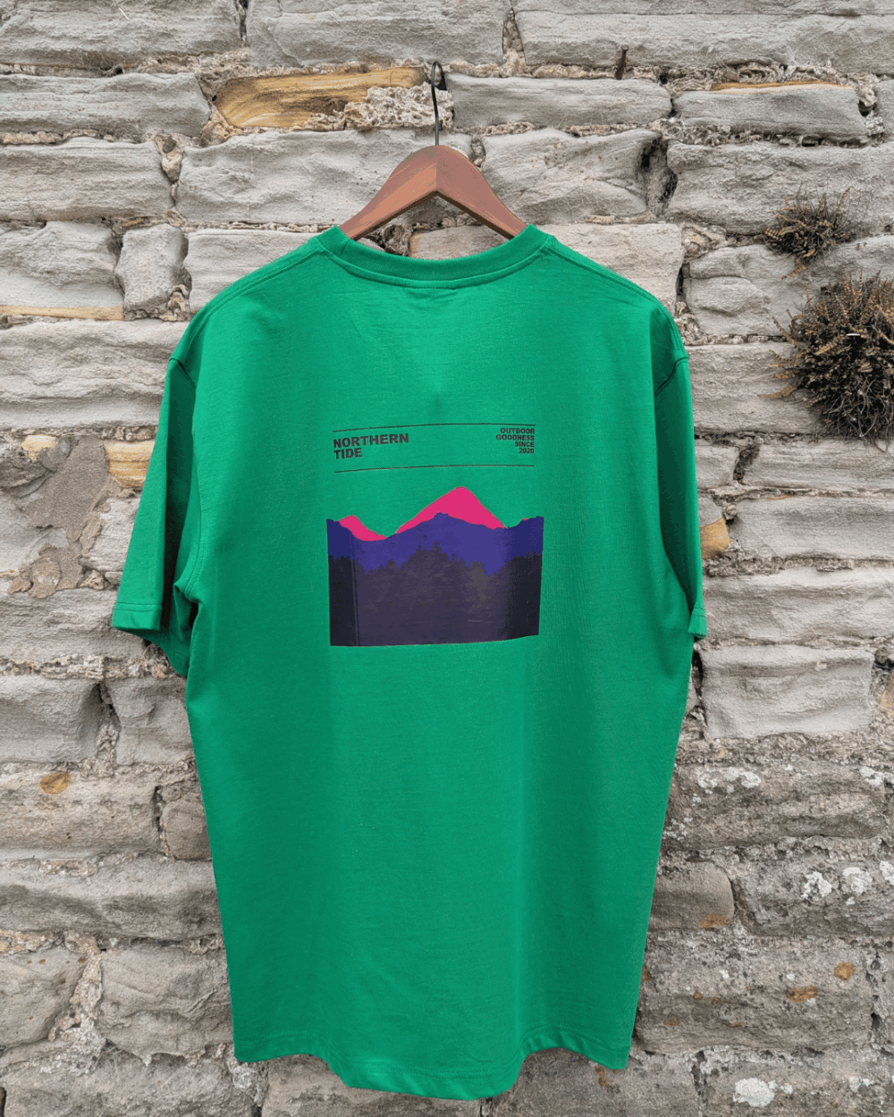 northern tide - Trails T-shirt - Seaweed Green - Image 2
