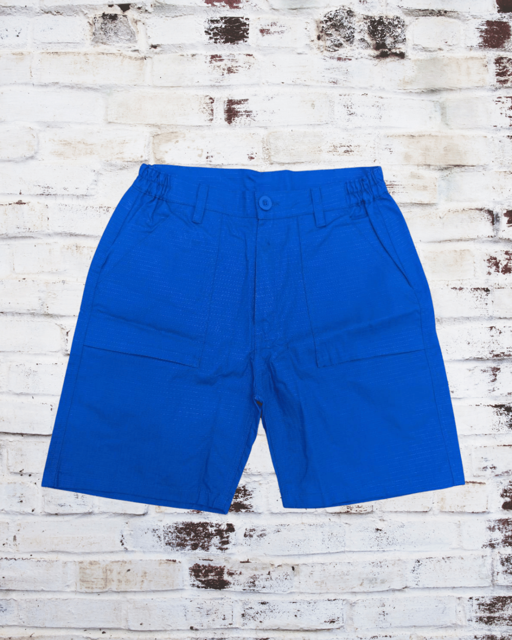 utility shorts - royal blue