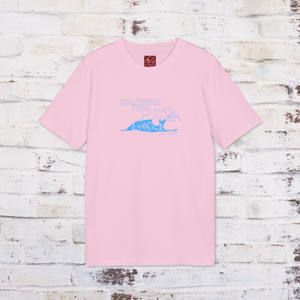 wave t-shirt -pink