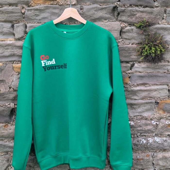 northern tide - Go Find Yourself - Sweatshirt -Forest Green