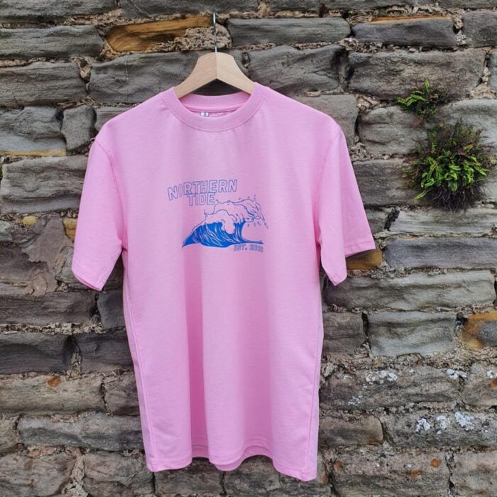 northern tide - Wave T-shirt - Pink
