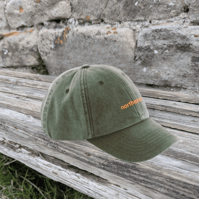 Northern - Vintage Style Cap - Green/Orange