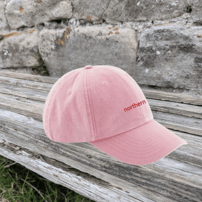 Northern - Vintage Style Cap - Pink/Pink